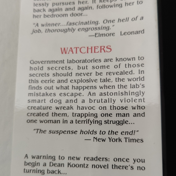 3 novels | Dean Koontz | Shattered - Whispers - Watchers - 1992 edition - Picture 5 of 13